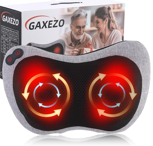 Massage Pillow, Neck and Back Massager with Heat
